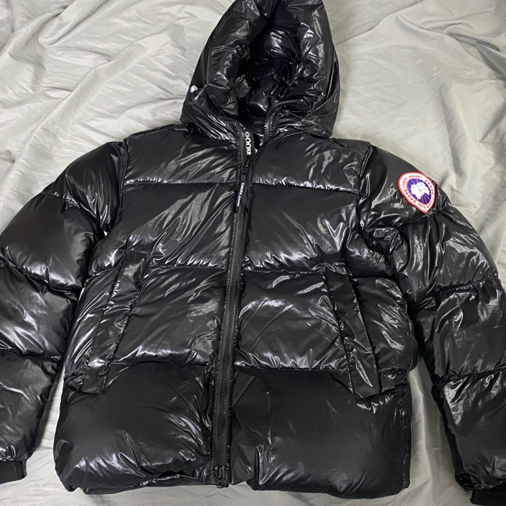 Men's Canada Goose Black Puffer Jacket - Picture 1 of 8